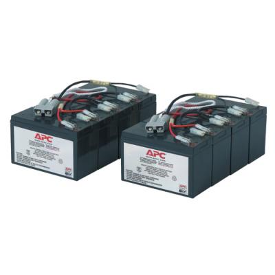 Аккумулятор для ИБП APC, 254х152х97 мм (ВхШхГ) свинцово-кислотный с загущенным электролитом  672 Ач, цвет: чёрный, (RBC12)
