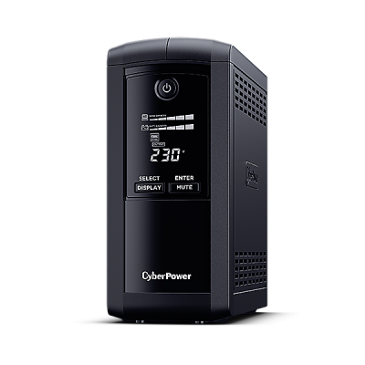 ИБП CyberPower Value Pro, 700ВА, шнур 1.5 метра, линейно-интерактивный, напольный, 100х260х227 (ШхГхВ), 230V,  однофазный, (VP700EILCD)