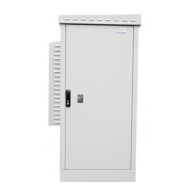 Шкаф уличный всепогодный укомплектованный напольный ЦМО ШТВ-2, IP54, 30U, 1575х1000х600 мм (ВхШхГ), дверь: металл, цвет: серый, (ШТВ-2-30.10.6-К3А3-ТК