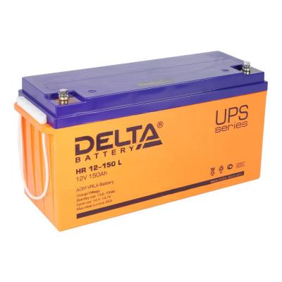 Аккумулятор для ИБП Delta Battery HR, 240х170х482 мм (ВхШхГ),  Необслуживаемый свинцово-кислотный,  12V/150 Ач, цвет: оранжевый, (HR 12-150 L)