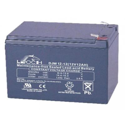 Аккумулятор для ИБП Leoch DJW, 95х98х151 мм (ВхШхГ),  необслуживаемый свинцово-кислотный,  12V/12 Ач, (DJW 12-12)