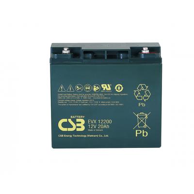 Аккумулятор для ИБП CSB Battery EVX, 167х76,2х181 мм (ВхШхГ),  необслуживаемый свинцово-кислотный,  12V/20 Ач, (EVX 12200)
