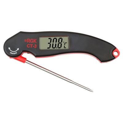 Термометр RGK, (CT-3), температурный, с дисплеем, питание: батарейки, корпус: пластик, (752138)