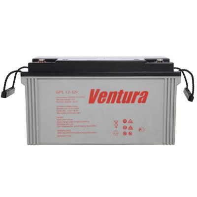 Аккумулятор для ИБП Ventura GPL, 221х408х172 мм (ВхШхГ),  Необслуживаемый свинцово-кислотный,  12V/120 Ач, цвет: серый, (GPL 12-120)