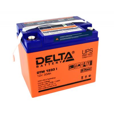 Аккумулятор для ИБП Delta Battery DTM I, 168х132х194 мм (ВхШхГ),  свинцово-кислотные,  12V/33 Ач, цвет: оранжевый, (DTM 1233 I)
