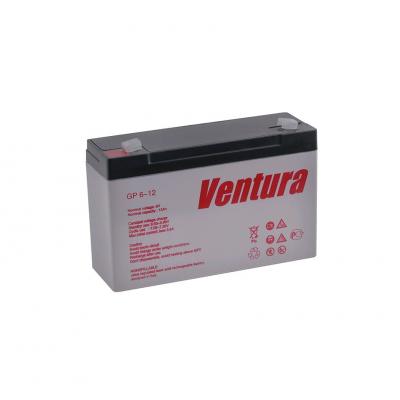 Аккумулятор для ИБП Ventura GP, 94х50х151 мм (ВхШхГ),  необслуживаемый свинцово-кислотный,  6V/12 Ач, цвет: серый, (GP 6-12)