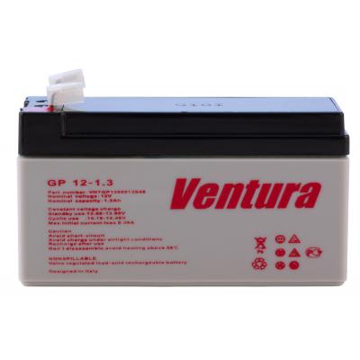 Аккумулятор для ИБП Ventura GP, 52х43х97 мм (ВхШхГ),  необслуживаемый свинцово-кислотный,  12V/13 Ач, цвет: серый, (GP 12-1,3)
