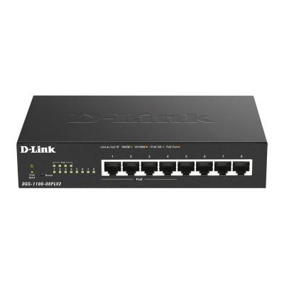 Коммутатор D-Link, DGS-1100-08PLV2/A1A